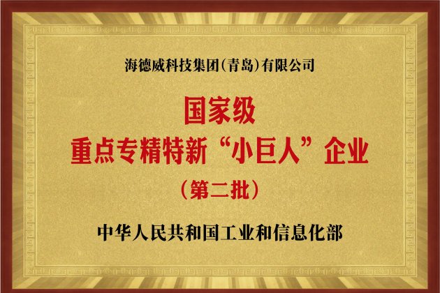 國(guó)家級(jí)重點(diǎn)專精特新“小巨人”企業(yè)